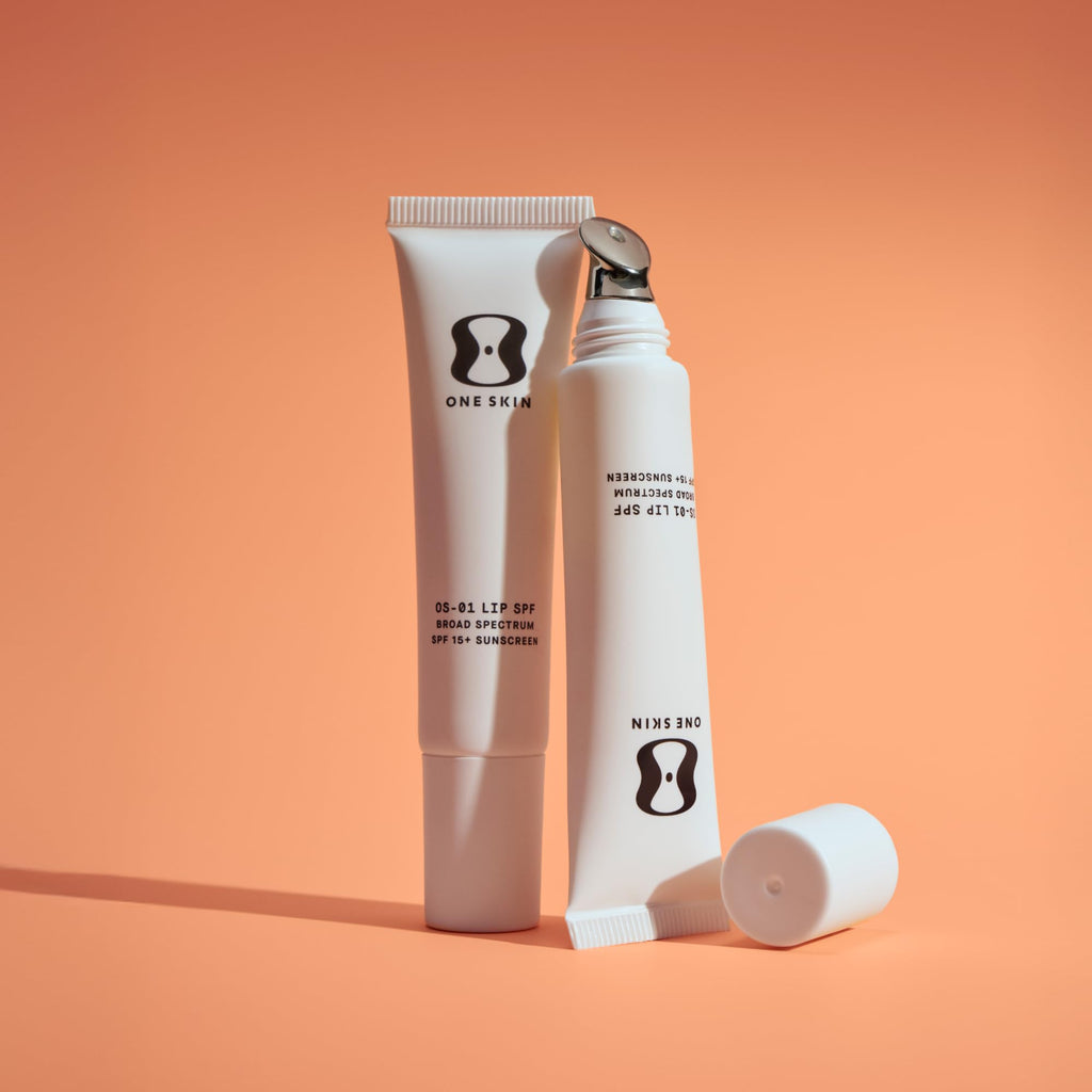 Oneskin LIP SPF OS-01 Peptide Broad Spectrum SPF 15 Mineral Sunscreen- Scientifically Proven to Protect Skin from UV Aging