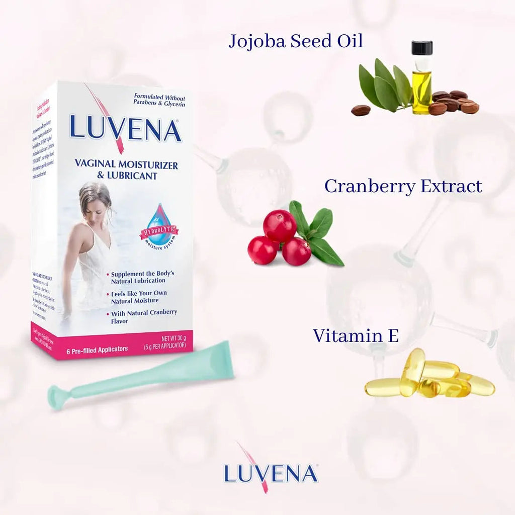 Luvena Moisturizer - Vaginal Moisturizer & Menopause Support for Women - Feminine Intimate LUVENA Au supplements