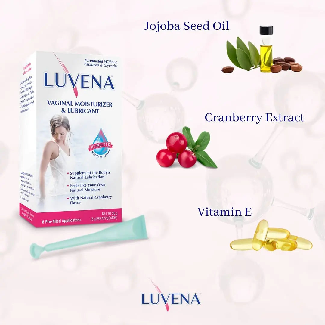 Luvena Moisturizer - Vaginal Moisturizer & Menopause Support for Women - Feminine Intimate LUVENA Au supplements