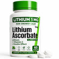 NORMOTIM Lithium Supplement 1 mg Tablets – Non-Drowsy Calm & Focus Support – Memory & Mental Clarity – Fast Dissolve – Compare to Lithium Orotate
