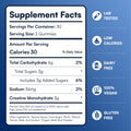 Creatine Monohydrate Gummies - Supports Muscle Growth, Recovery & Brain Function - Convenient & Easy to Take - Great Tasting Watermelon Flavor