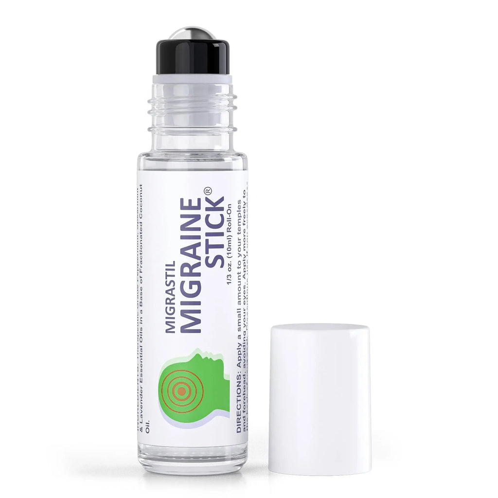 Migrastil Migraine Stick® Rollon - Fast Cooling Comfort for Your Head. Aromatherapy with Peppermint Basic Vigor Au supplements
