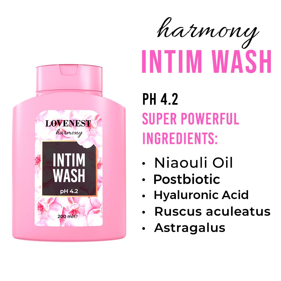 Lovenest Intimate Wash for Women – pH Balanced, Odor Control, Postbiotic Formula – Hypoallergenic, Paraben-Free, Derma-Tested Feminine Hygiene Wash 200 mL by Marqueens Beauty MARQUEENSBEAUTY Au supplements