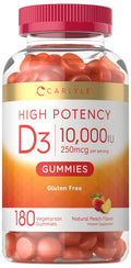 Carlyle Vitamin D3 Gummies | 10,000 iu | 180 Count | Vegetarian, Non-GMO Carlyle Au supplements