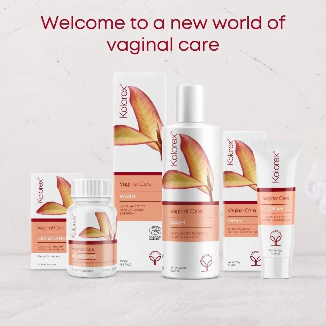 Kolorex® Vaginal CareCream, Natural Herbs soothes Intimate Areas, Replenish Sensitive Skin. Kolorex Au supplements