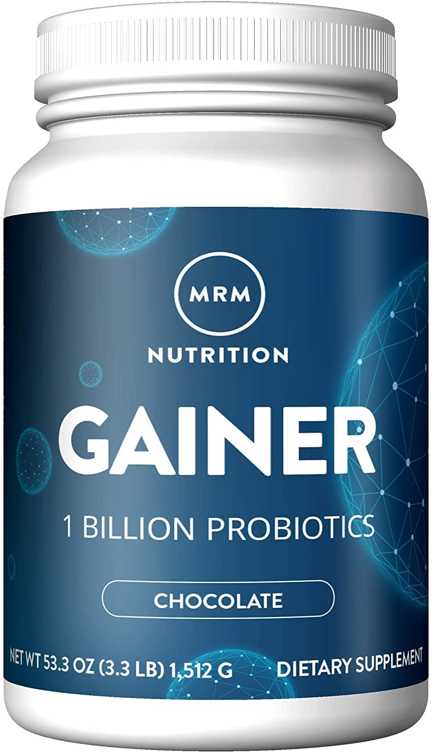 MRM Nutrition Gainer Protein with Probiotics & Postbiotics - Chocolate Flavored for Men & Women, 25g Protein, Whey Protein Concentrate & Isolate, Micellar Casein, & Digestive Enzymes - 18 Servings MRM Au supplements