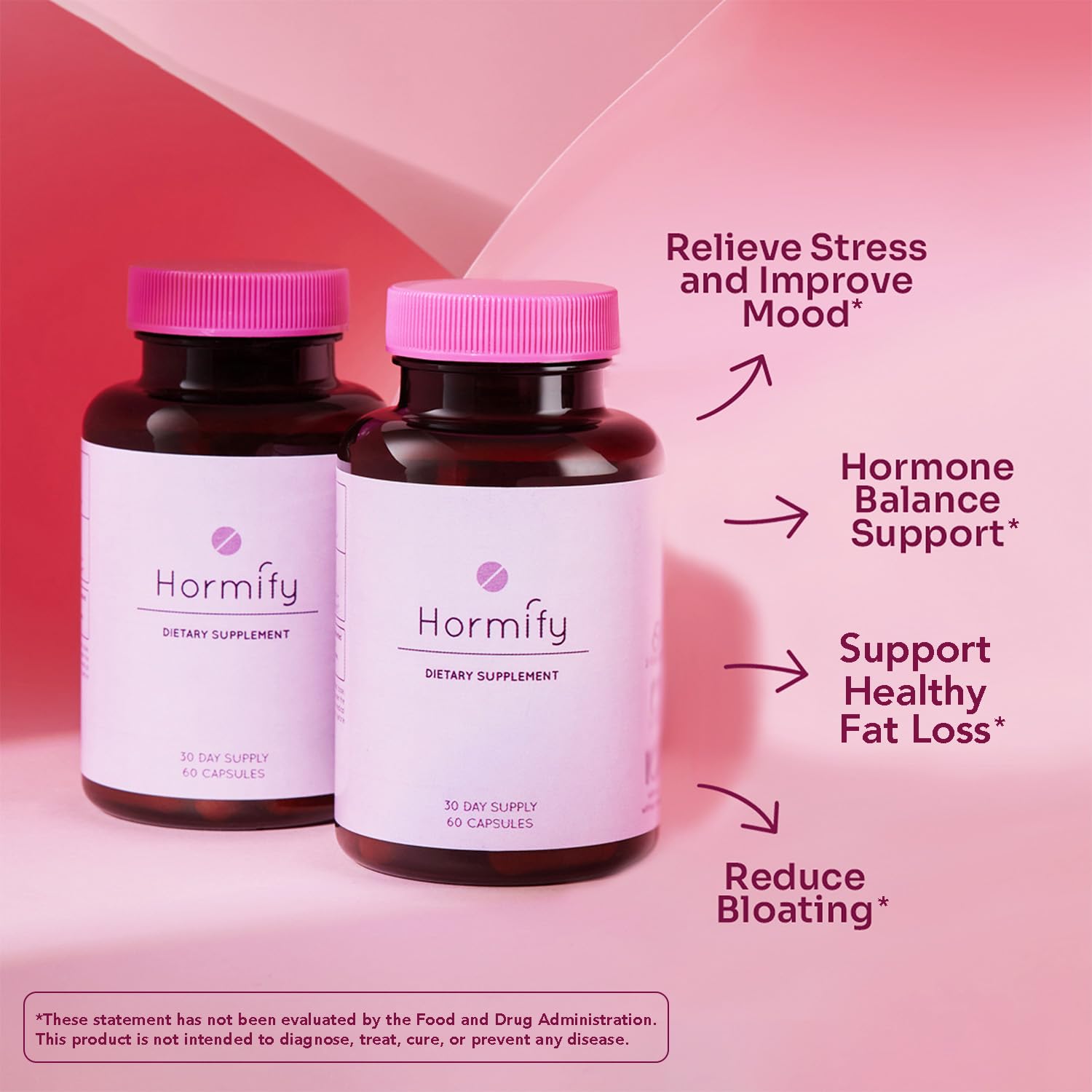Women's Hormone Balance Supplement - Natural Support for Hormonal Balance, Energy Boost, Mood Swings, Hot Flashes, Menopausal Balance - 60 Capsules Hormify Au supplements