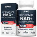 MOM NUTRIX Liposomal NAD Supplement with Resveratrol - High Purity NAD Plus 2000 mg, 120 Capsules, Made in The USA - NMN Alternative MOM NUTRIX Au supplements