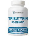 Immortal Herbs Tributyrin Supplement 800mg, Advanced Butyrate Form, 55% Standardized, More Effective Delivery Than Sodium Butyrate, 120 Capsules, Non-GMO & Gluten Free Postbiotic Supplement Immortal Herbs Au supplements