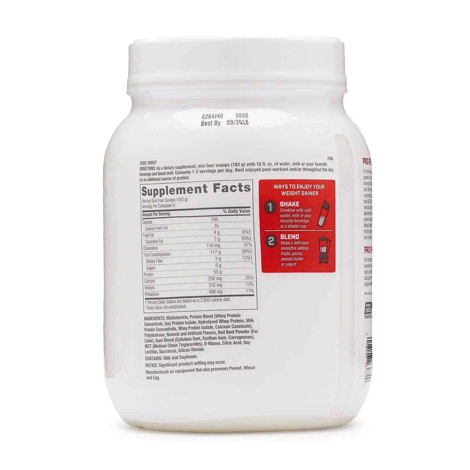 GNC Pro Performance Weight Gainer - Strawberries and Cream, 6 Servings, Protein to Increase GNC Au supplements