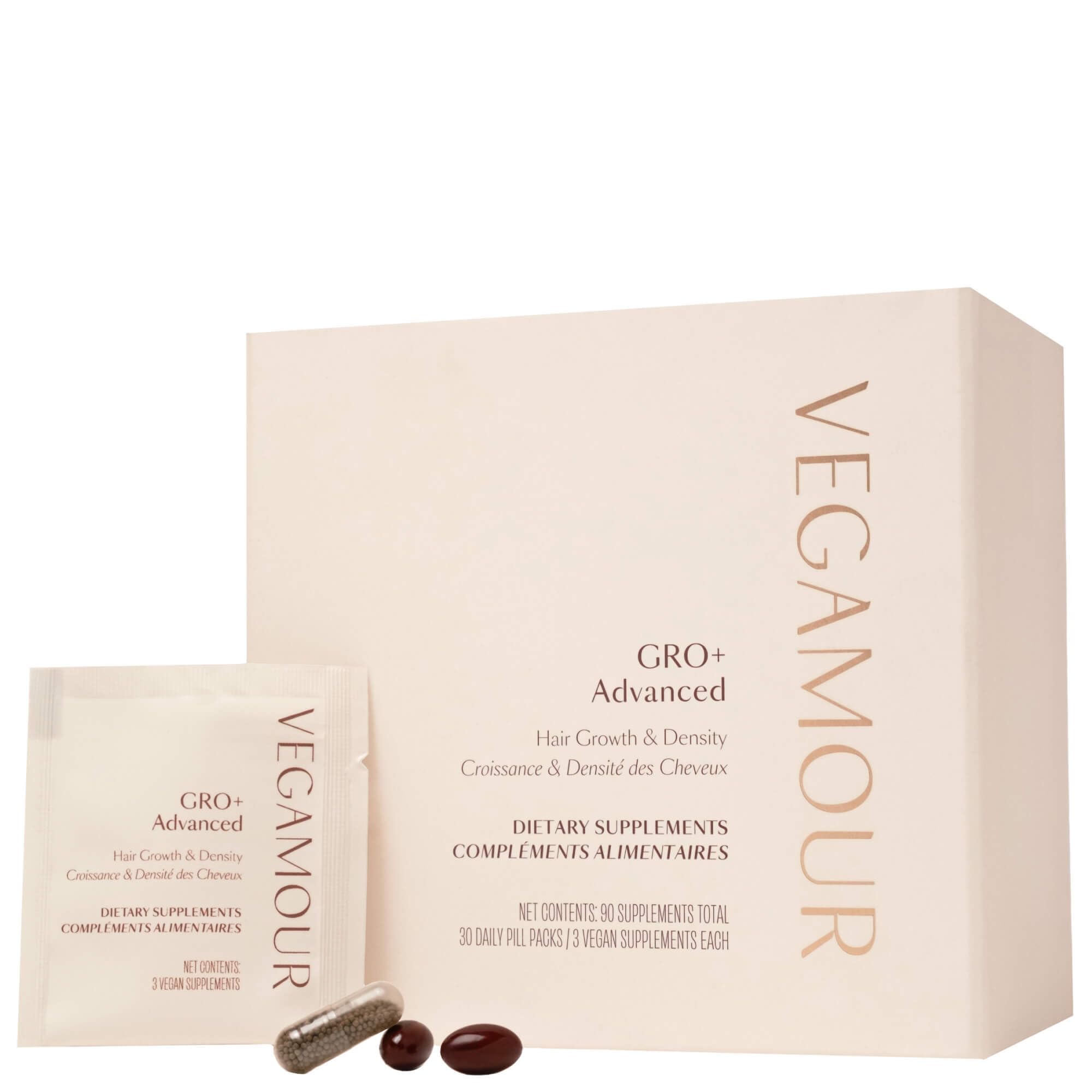 VEGAMOUR GRO+ Advanced Hair Growth Vitamin Supplements - Boosts Hair Growth & Density - 30 Pill Packs/Box VEGAMOUR Au supplements
