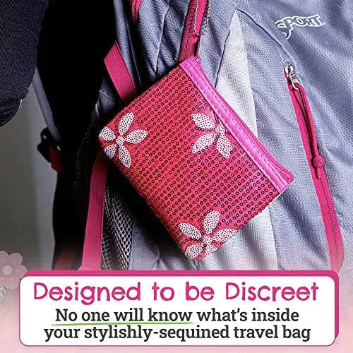 First Period Kit To-go! - Organic Biodegradable Tween Pads & Liner - Period Bags for Teen Girls Be Prepared. Period. Au supplements