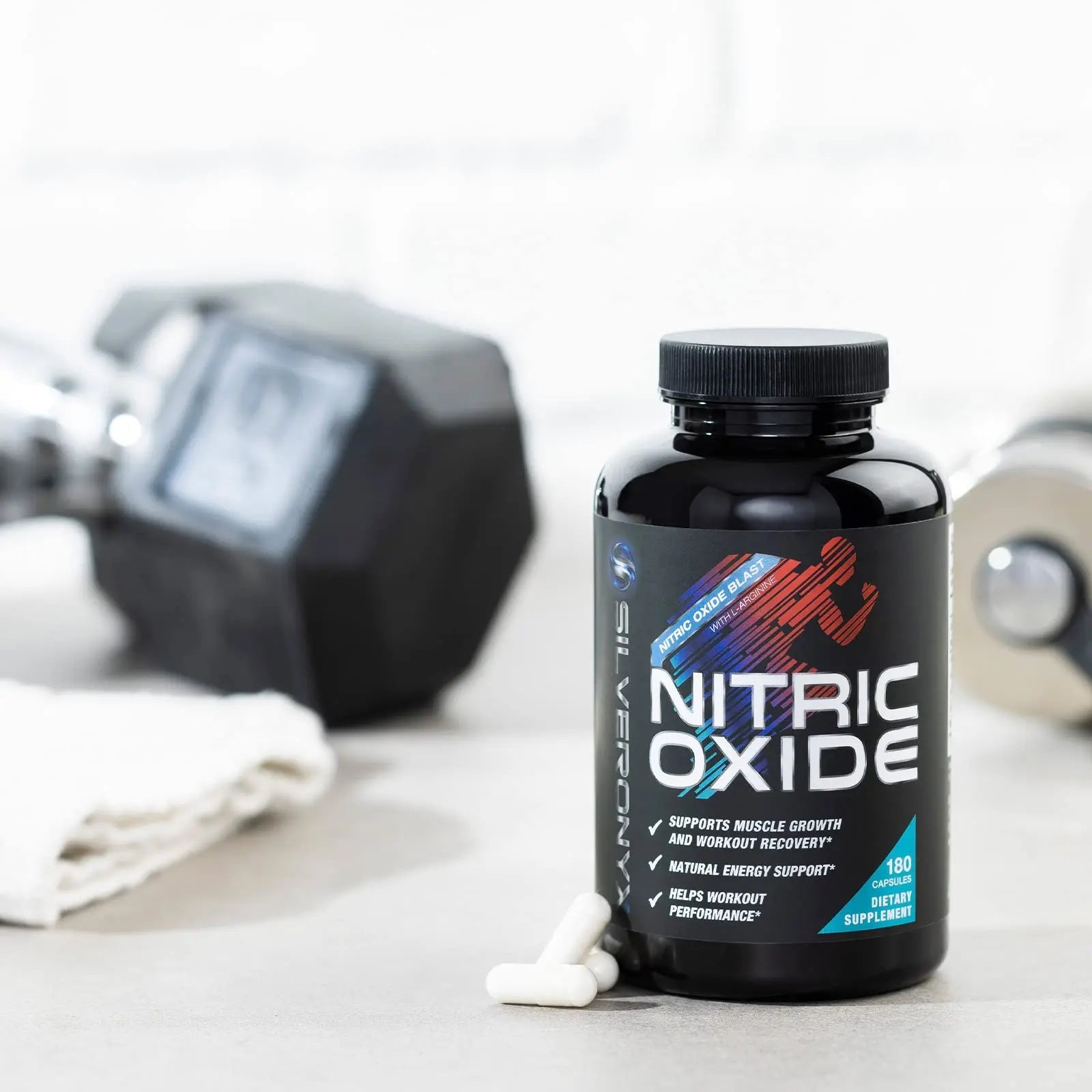 Extra Strength Nitric Oxide Supplement L Arginine 3X Strength - Citrulline Malate, AAKG SILVERONYX Au supplements