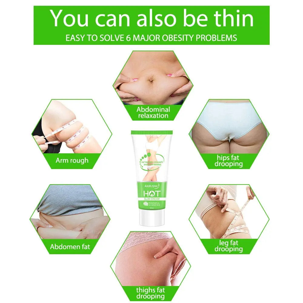 Hot Cream, Cellulite Slimming & Firming Cream, Abdominal Fat Burner, Deep Tissue Massag AIQIUSHA Au supplements