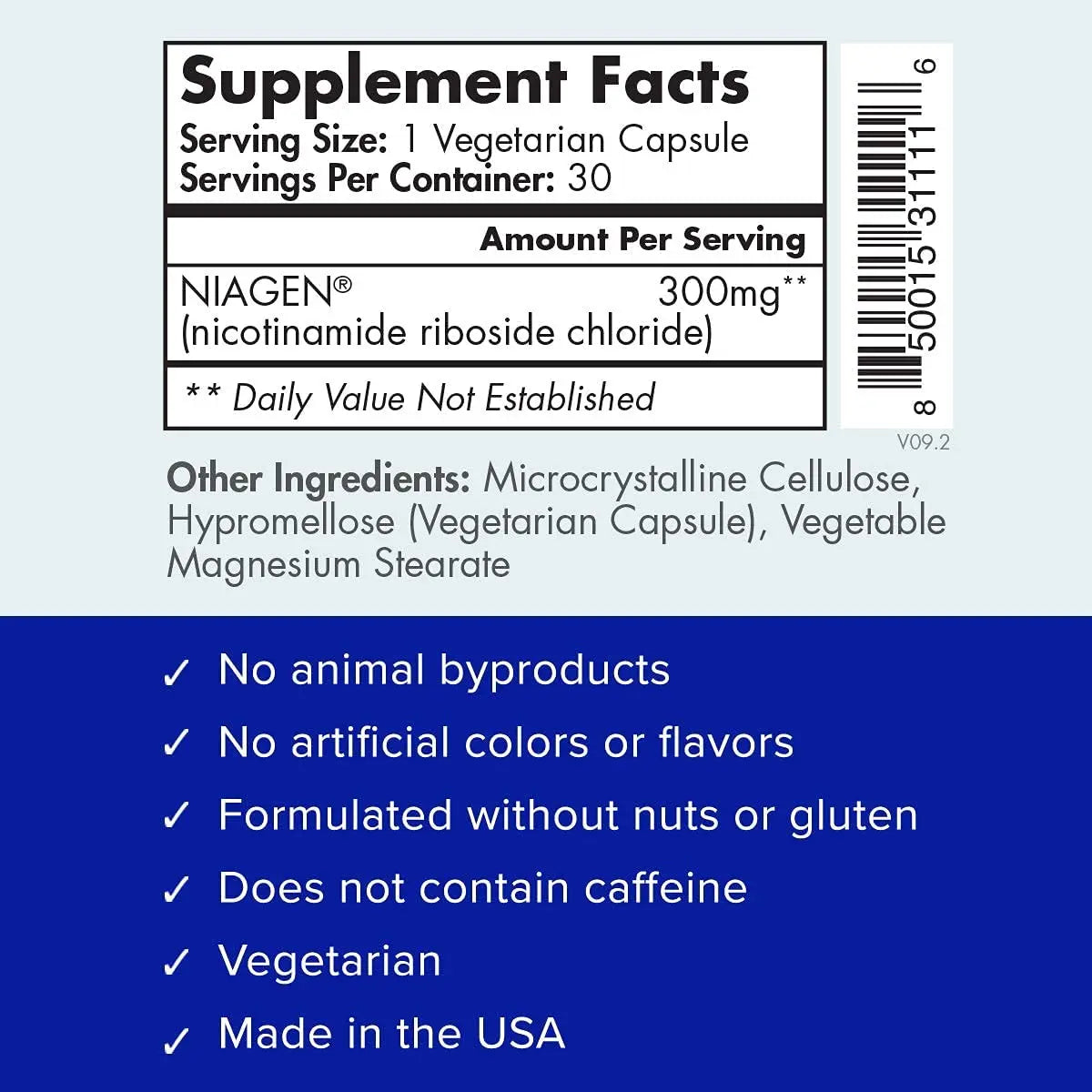 TRU NIAGEN - Patented Nicotinamide Riboside NAD+ Supplement. NR Supports Cellular TRU NIAGEN Au supplements