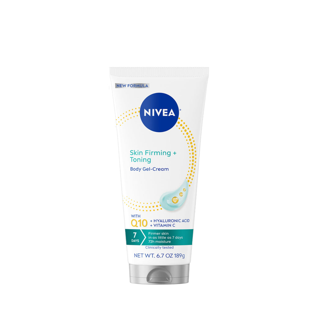 NIVEA Skin Firming & Toning Body Gel Cream with Q10, Hyaluronic Acid and Vitamin C