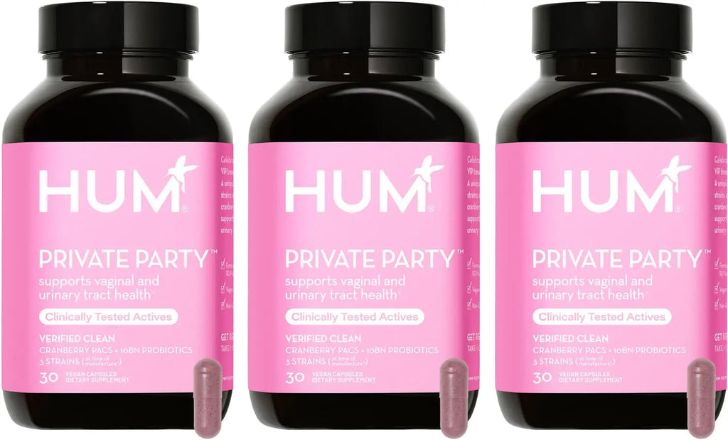 HUM Private Party Pills - Vaginal Probiotics for Women's Ph Balance with Cranberry HUM Au supplements