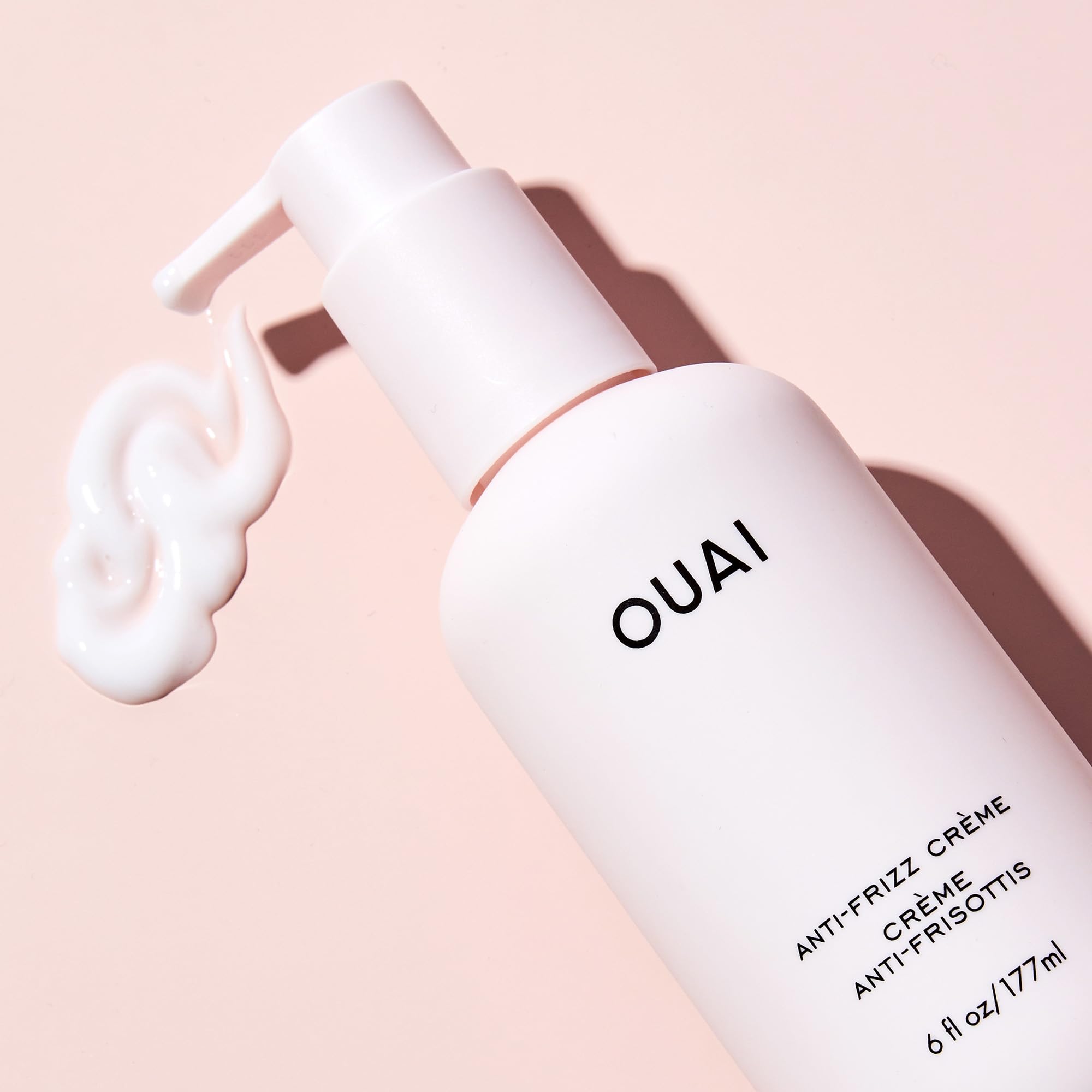 OUAI Anti Frizz Cream - Moisturizing Hair Cream with Frizz Control & Heat Protection - Provides Lasting Hydration with Jackfruit & Beetroot Extract - Paraben, Phthalate & Sulfate Free (6 oz) OUAI Au supplements