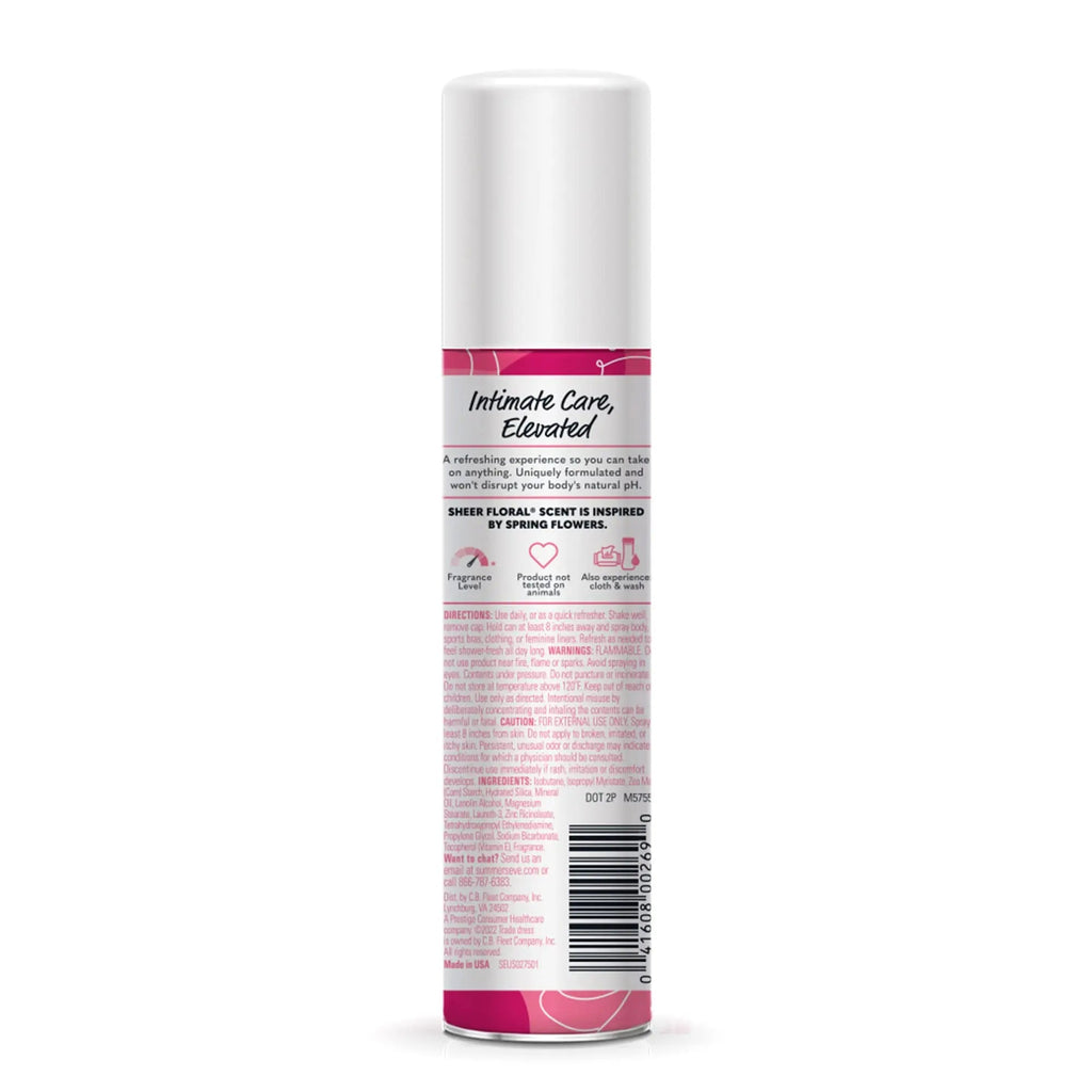 Summer's Eve Freshening Spray | Sheer Floral| 2 oz Size | Pack of 6 | pH Balanced, Dermatologist Summer's Eve Au supplements