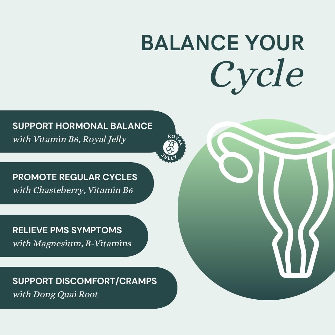 Dr Sosnowski's Hormone Balance | Multivitamin for Women to Support Hormonal Regulation, Energy, Mental Clarity & Skin | Bee Propolis, Ashwagandha, Dong Quai, Magnesium, B6 Vitamins | 60 Capsules Dr Sosnowski's Au supplements
