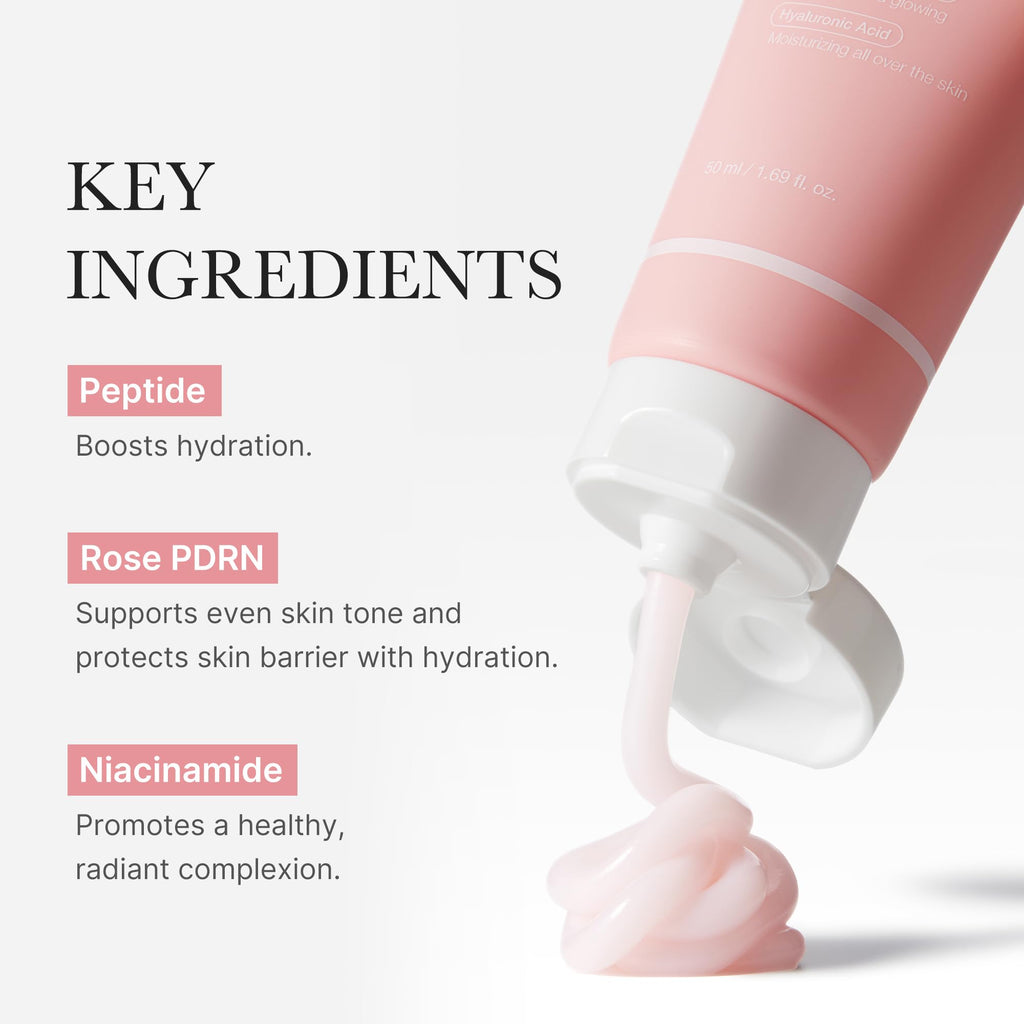 medicube PDRN Pink Hyaluronic Moisturizing Cream | Blemish Recovery, Relief & Hydrating Care | Restores Skin Elasticity & Glow