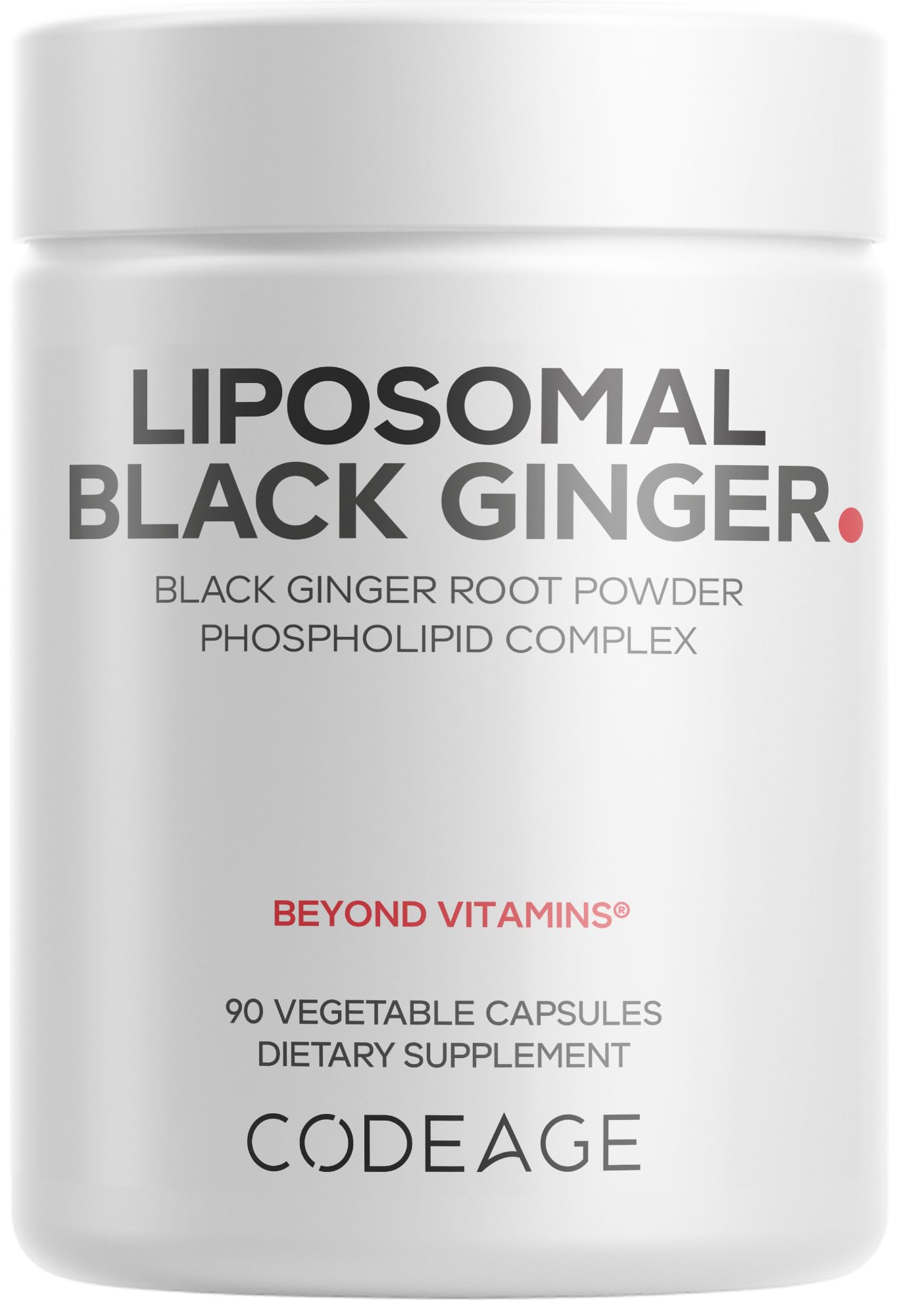 Codeage Liposomal Black Ginger Supplement - Kaempferia Parviflora Root Powder - 3-Month Supply - Ginger Root Pills and Herbal Root - Liposomal Delivery - 1 Capsule Per Serving - Non-GMO - 90 Capsules Codeage Au supplements