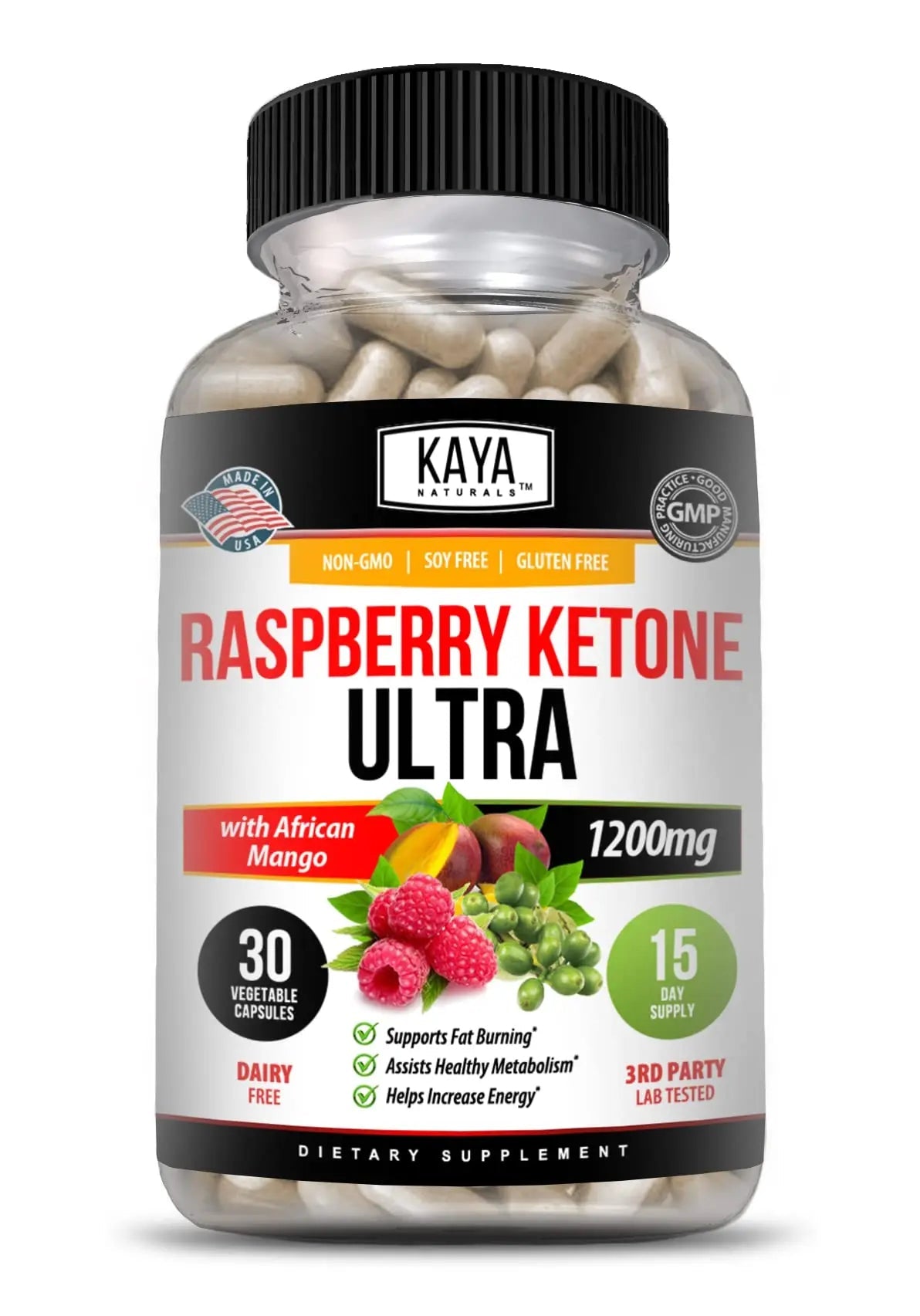 Kaya Naturals Keto Diet Raspberry Ketone - Weight Loss Supplement, Appetite Control Kaya Naturals Au supplements