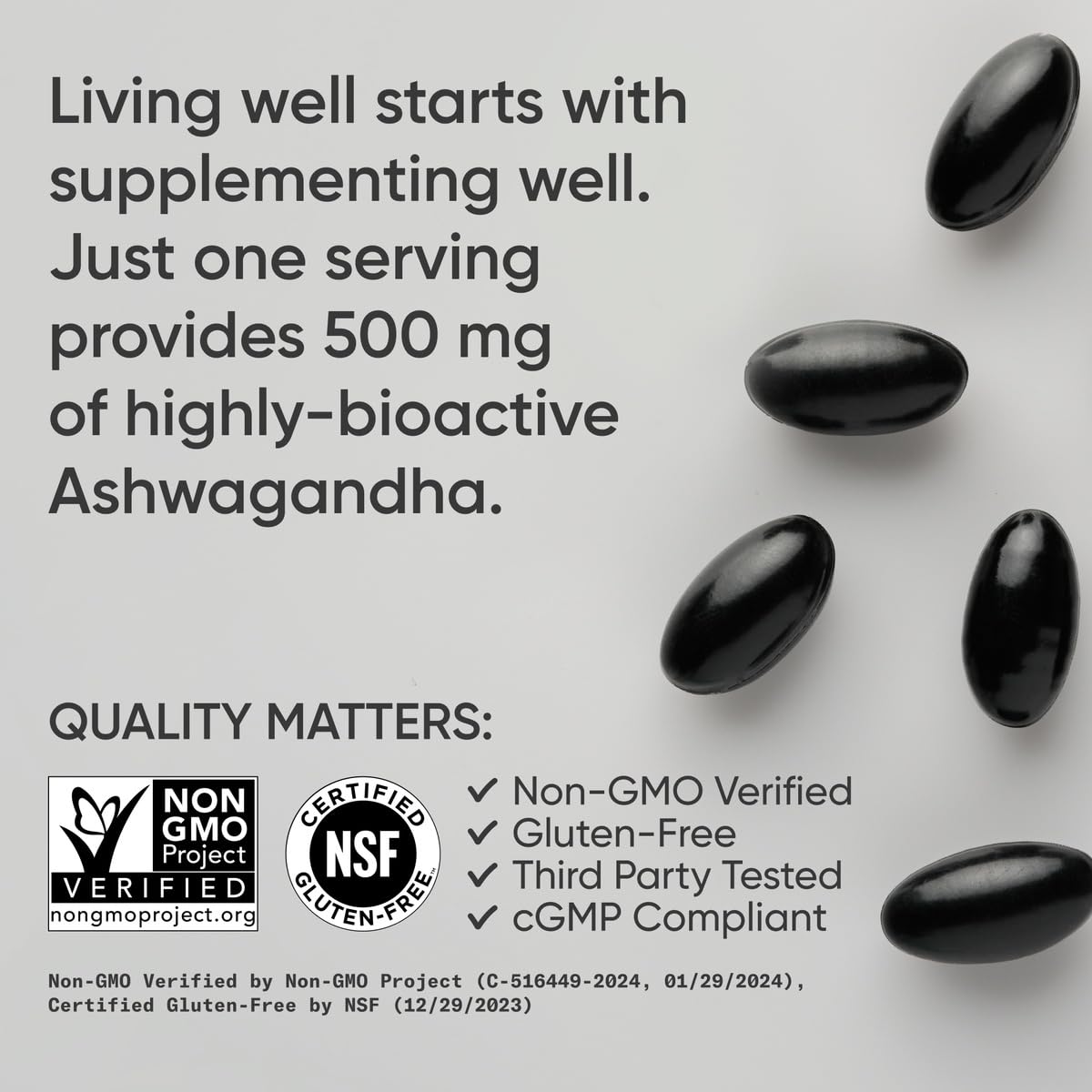 Sports Research® Ashwagandha Softgels with Coconut MCT Oil - Natural Adaptogen Made with Shoden® Ashwa for Relaxation, Calm & Sleep Support - Gluten Free & Vegan Friendly - 60 Count Sports Research Au supplements