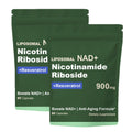 Quackiki NAD Resveratrol Supplement with NAD Nicotinamide Riboside Resveratrol 900 MG, Boost NAD+ for Cellular Health, Anti-Aging, Energy, Focus - 80 Capsules(2Pcs) Quackiki Au supplements