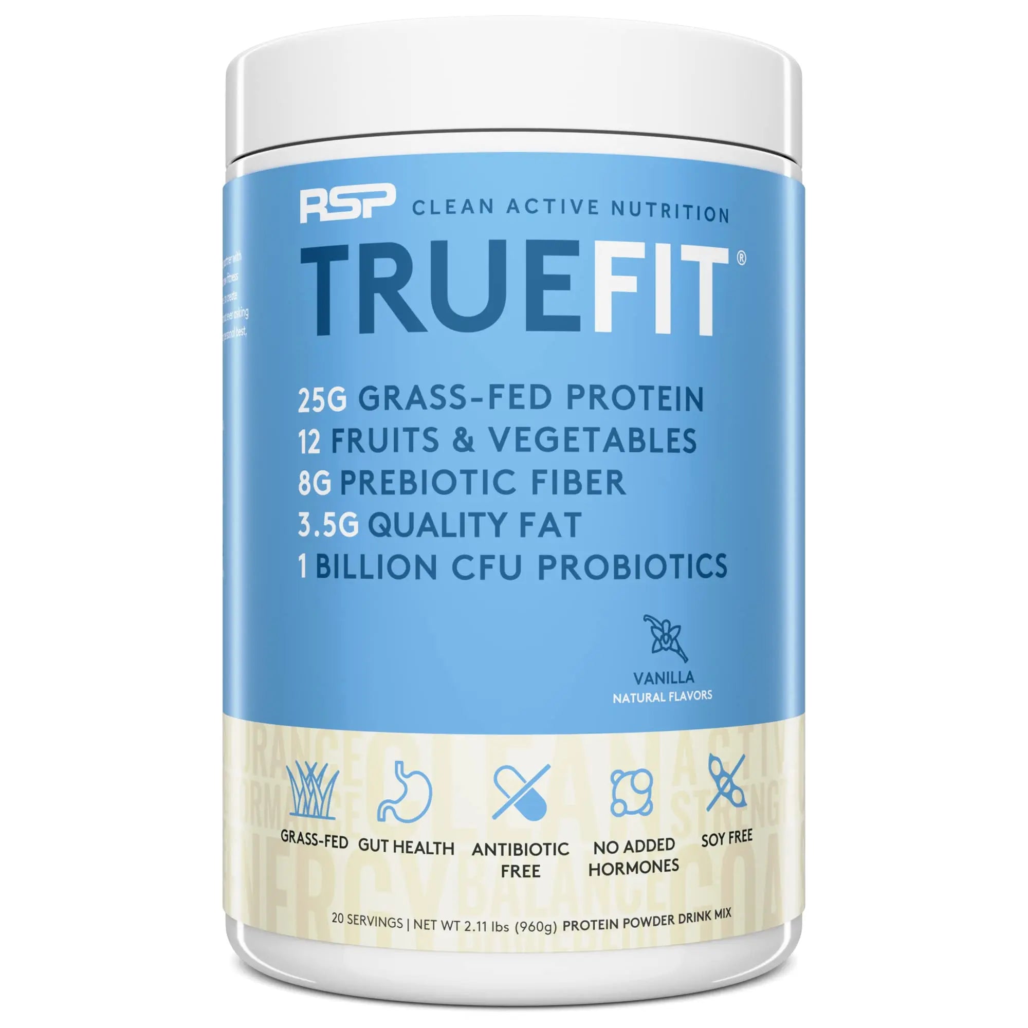 TrueFit Meal Replacement Shake Protein Powder, Grass Fed Whey + Organic Fruits RSP NUTRITION Au supplements