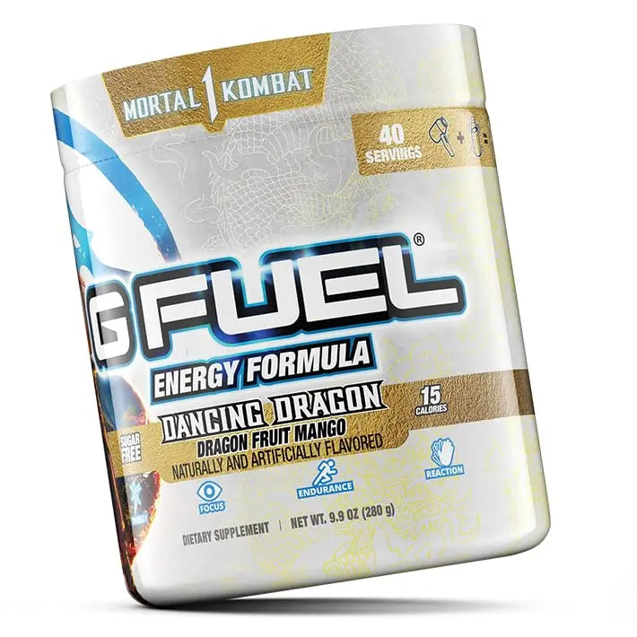 G fuel Mortal Kombat Dancing Dragon Energy Powder, Sugar Free, Clean Caffeine Focus G fuel Au supplements