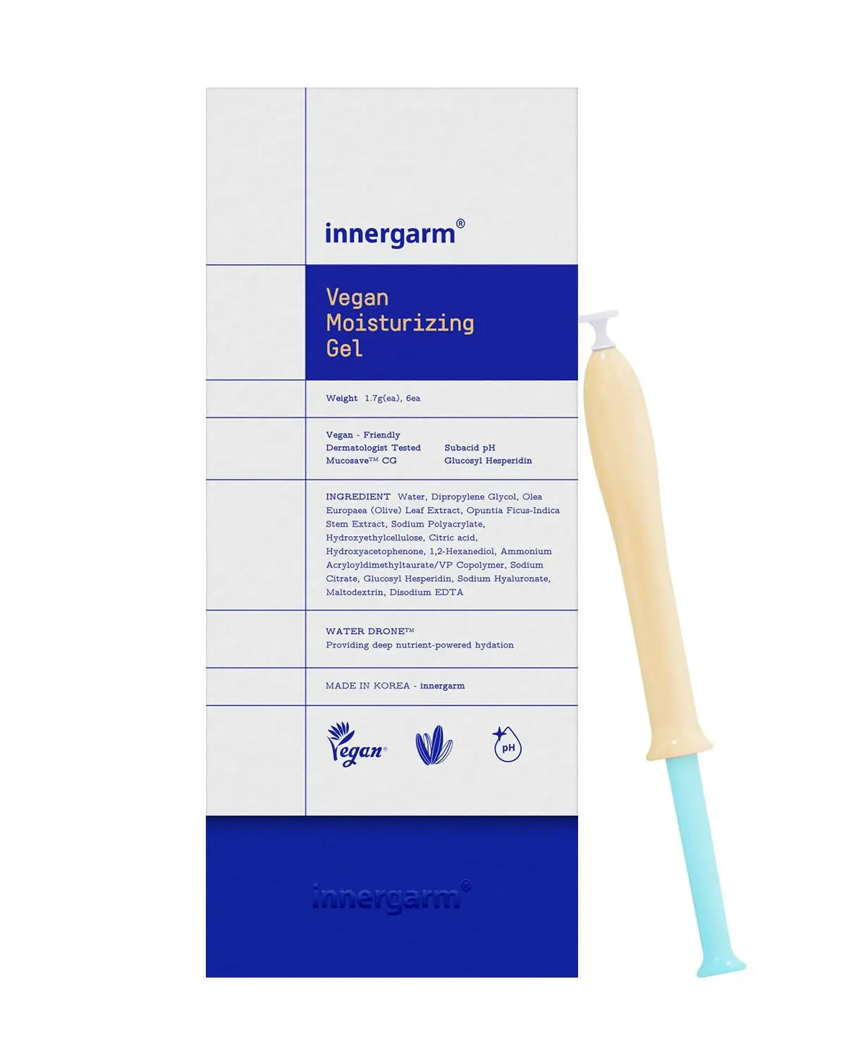 wettrust Innergarm Vegan Moisturizing Gel - pH Balanced Intimate Care for Women, Natural Ingredients, 6 Count wettrust Au supplements