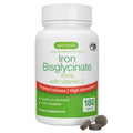 Igennus Clean Iron Bisglycinate 20mg, Vitamin C, 6 Month Supply, Gentle Chelated High Absorption Formula & Targeted Release Ferrous Bisglycinate