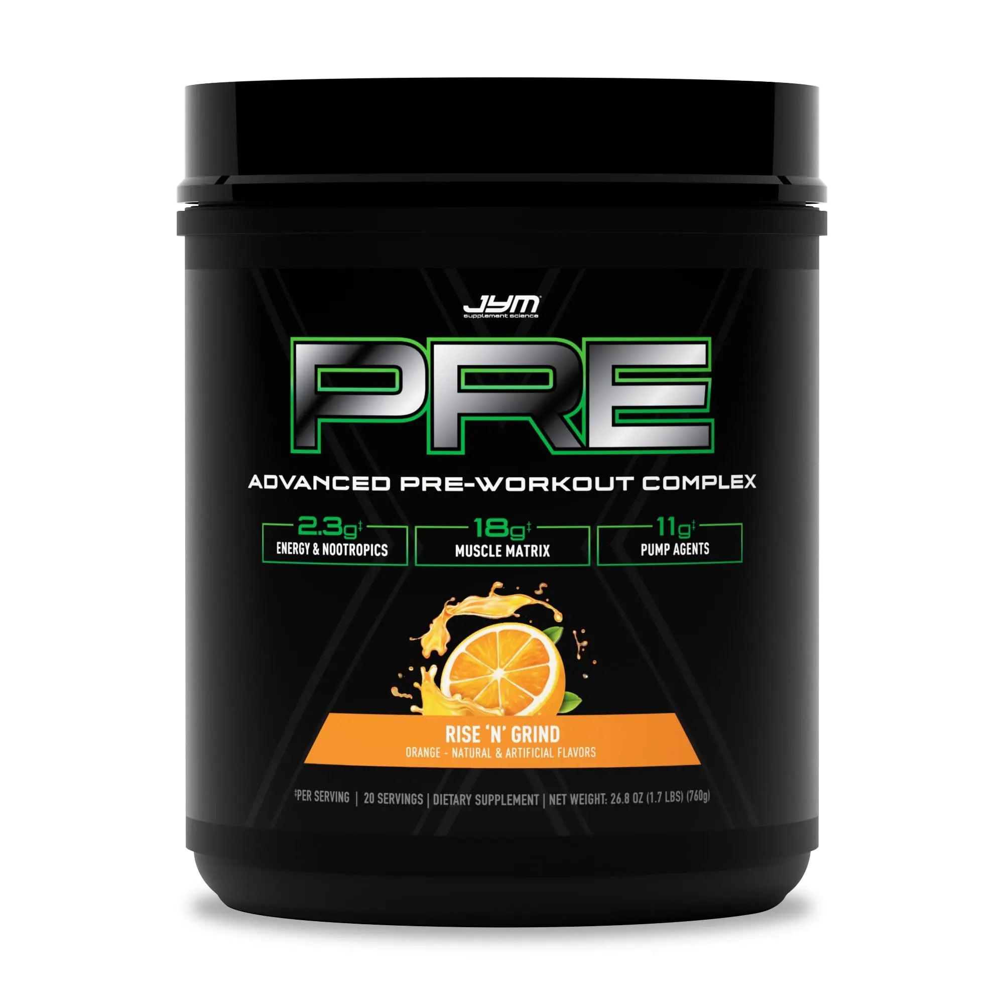 PRE JYM X - Rise N' Grind JYM Supplement Science Au supplements