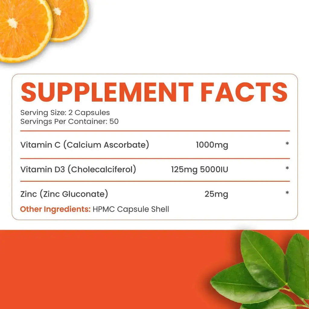 Integral Wellness - Vitamin Complex w/Vitamin D3, C, K2 and Zinc (100 Capsules) - Filler Free, 3rd Party Tested, Clinically Dosed, Bioavailable Forms Integral Wellness Au supplements