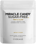 Codeage Miracle Candy Sugar-Free Candies, Salted Caramel Flavor Soft Chews – Allulose, Prebiotic Fiber – Low-Calorie Wonderchews – 0g Sugar Soft Chews - 30 Count Codeage Au supplements