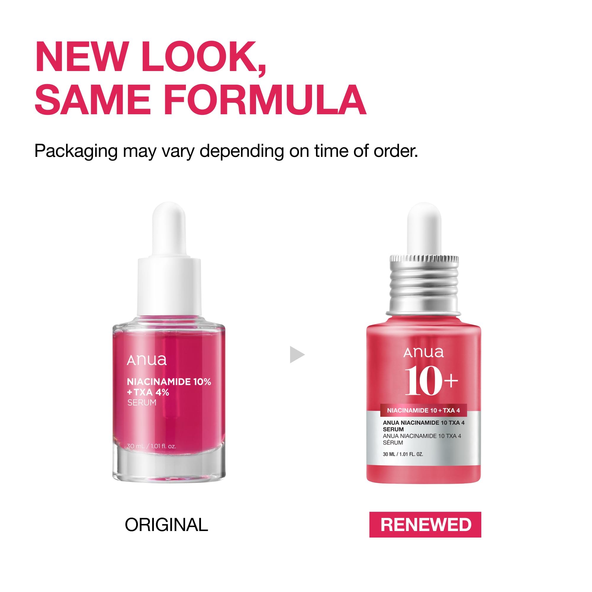 Anua Niacinamide 10 + TXA 4 Serum, Dark Spot Care, Hyaluronic Acid, Tranexamic Acid