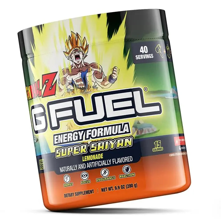 G fuel Dragon Ball Z Energy Powder, Sugar Free, Clean Caffeine Focus Supplement G fuel Au supplements
