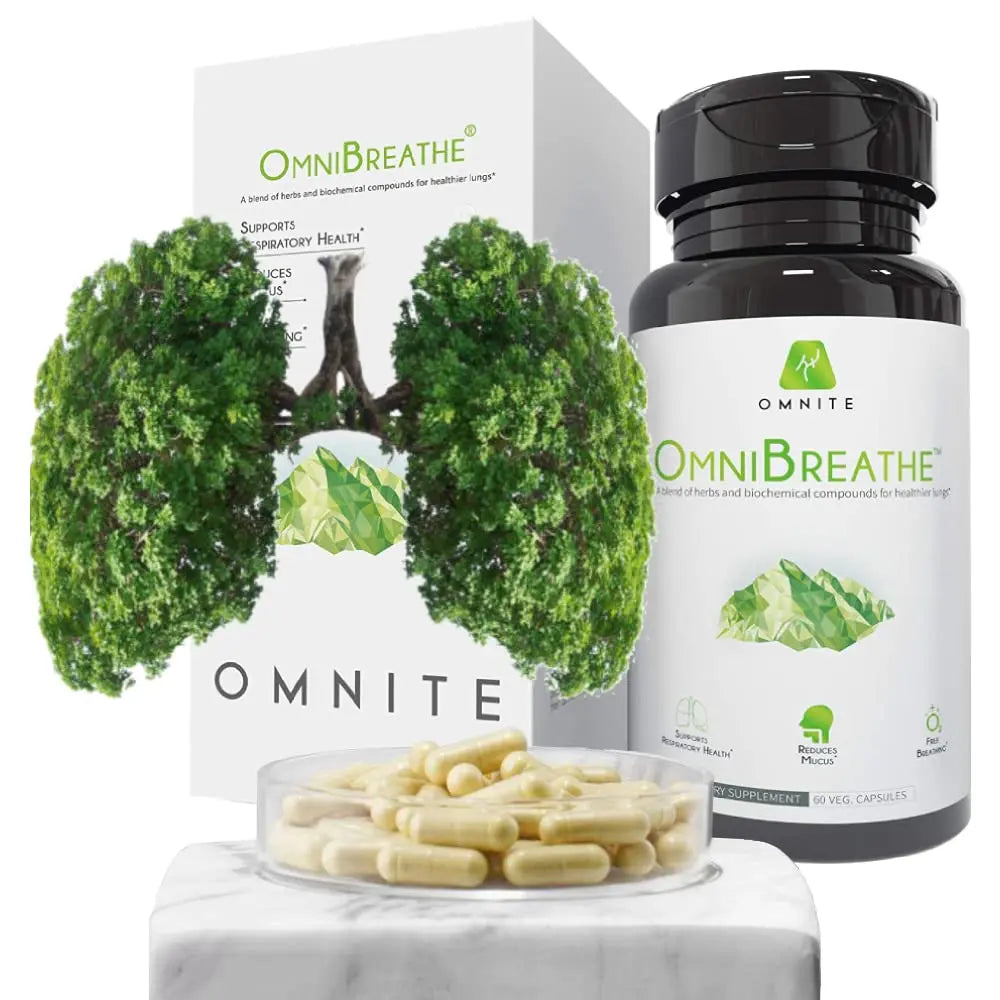 Omnite OMNIBREATHE Respiratory Health Supplement,Inhaler Mate,Support Quit Smoking Omnite Au supplements
