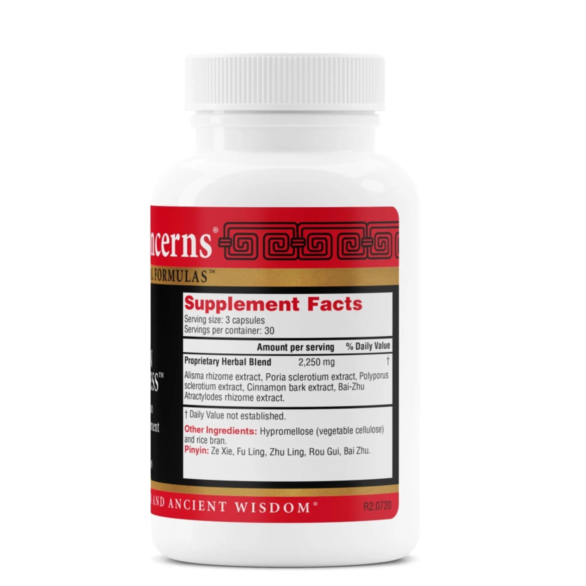 Health Concerns Drain Dampness – Kidney Support – Water Retention Relief – Chinese Herbal Formula with Alisma, Poria, Polyporus, Cinnamon – 2250 mg of a Proprietary Herbal Blend – 90 Capsules Health Concerns Au supplements