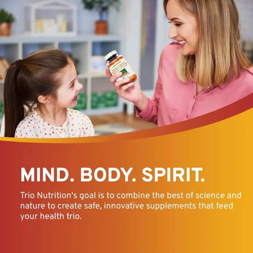 TRIO NUTRITION Premium Kids Multivitamin Gummies with Vitamin C & Zinc for Immune & Energy Support | TRIO NUTRITION Au supplements
