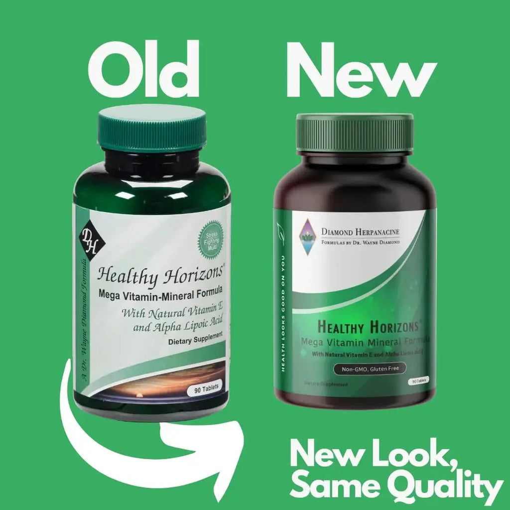 Herpanacine Diamond Healthy Horizons Multivitamin - Natural Multivitamin to Support Stress Relief and Provide Essential Nutrients Herpanacine Au supplements