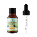 USDA Organic Ginger Essential Oil – Therapeutic Grade- Diffuser Oil - 100% All Natural - with Glass Dropper Grimweed Apothecary Au supplements
