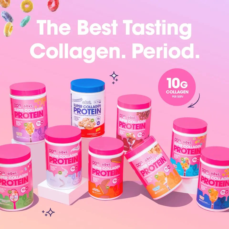 Obvi Collagen Peptides, Protein Powder, Keto, Gluten and Dairy Free, Hydrolyzed Grass Obvi Au supplements