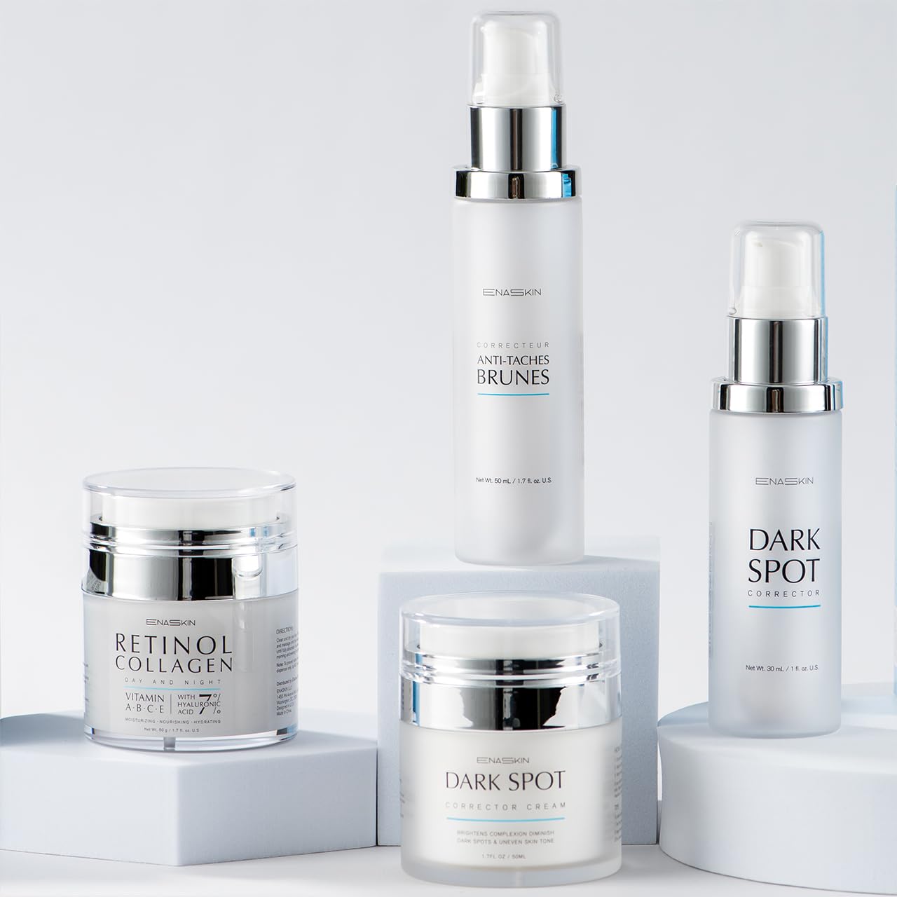 EnaSkin Dark Spot Remover Face & Body Serum: Age Spot Sun Spot Freckles Melasma Brown Spot