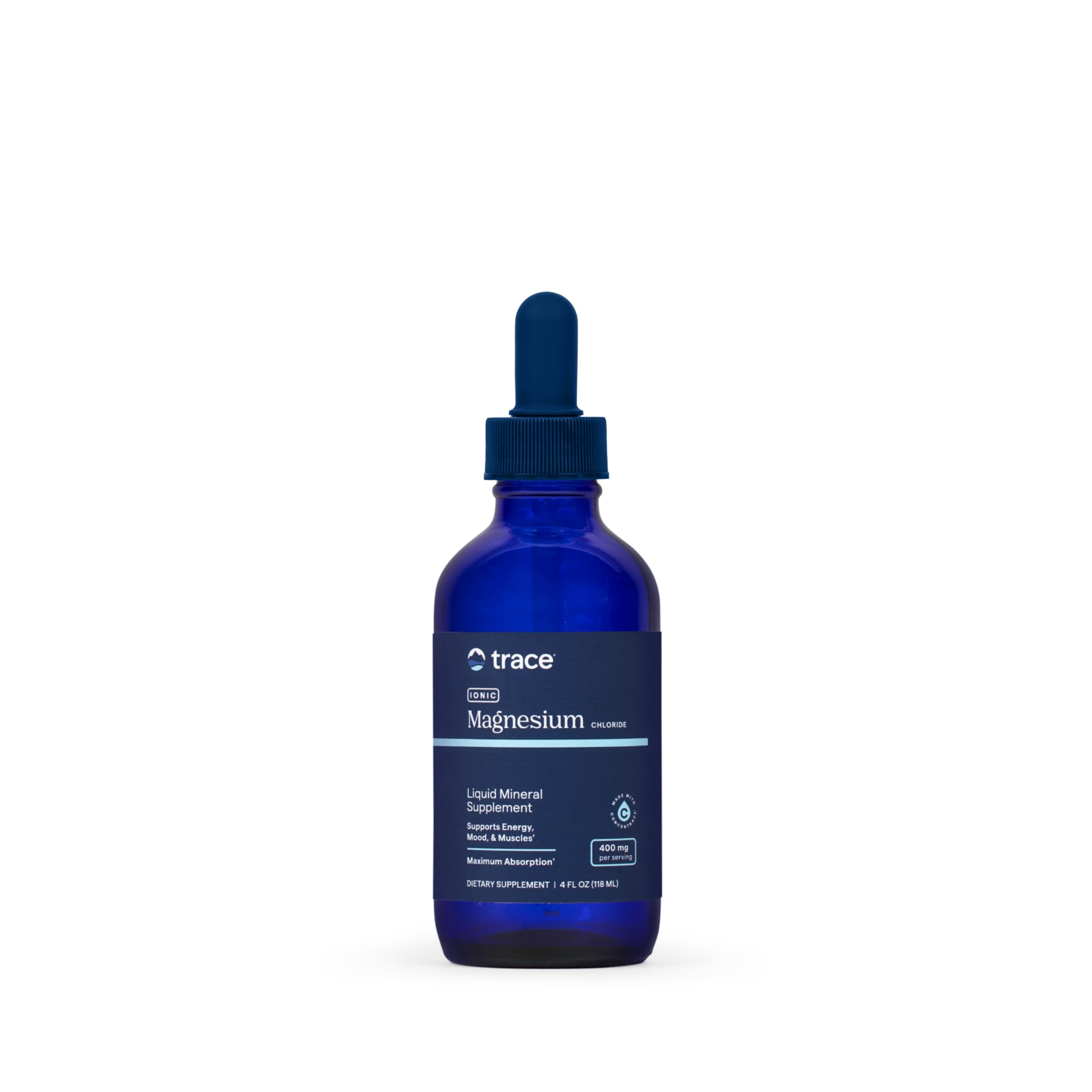 Trace Minerals Ionic Magnesium - Liquid Ionic Magnesium to Support Immune, Brain & Heart Health - Supplement to Aid Energy & Vitality
