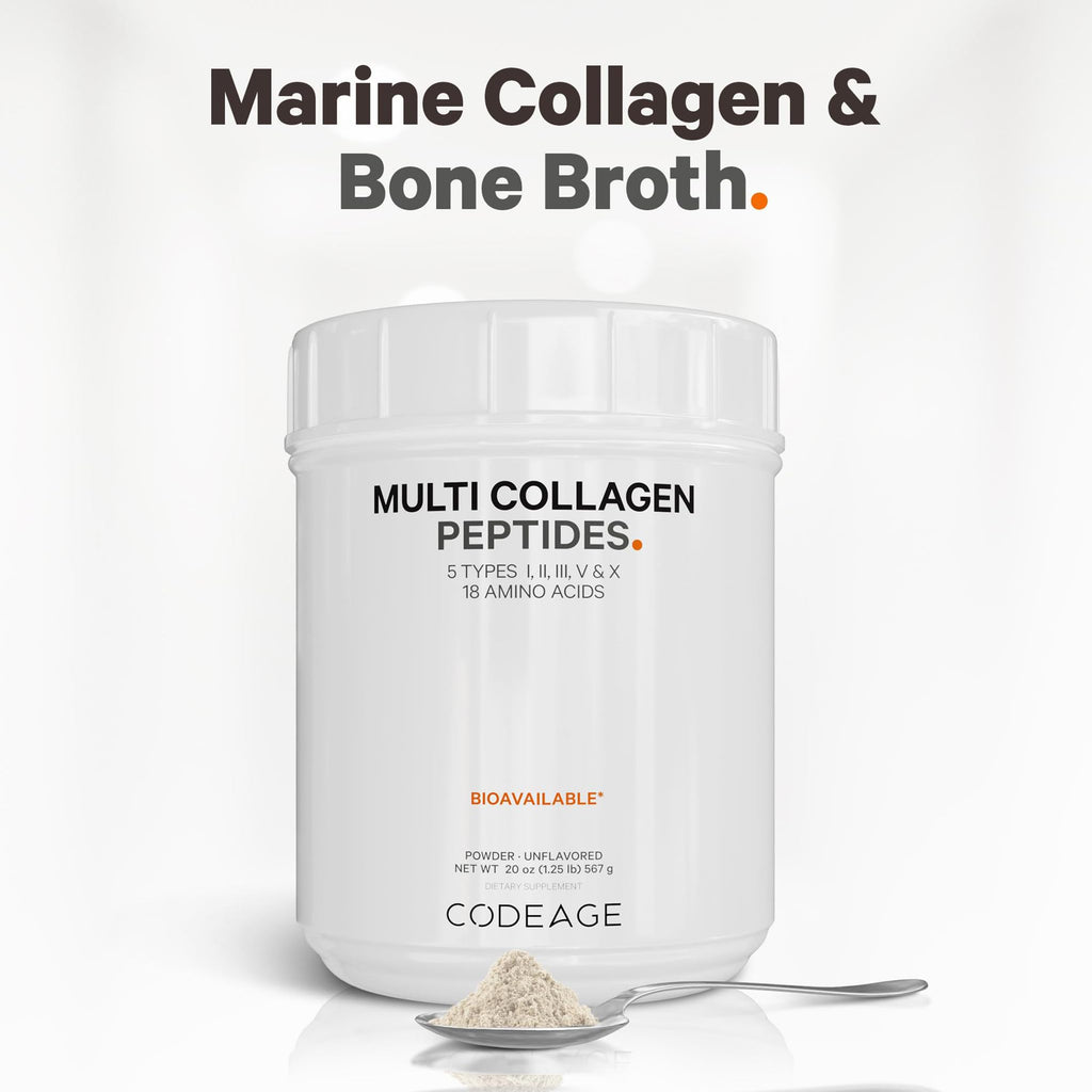 Codeage - Multi Collagen Protein + SBO Probiotics 50 Billion CFU Bundle Codeage Au supplements