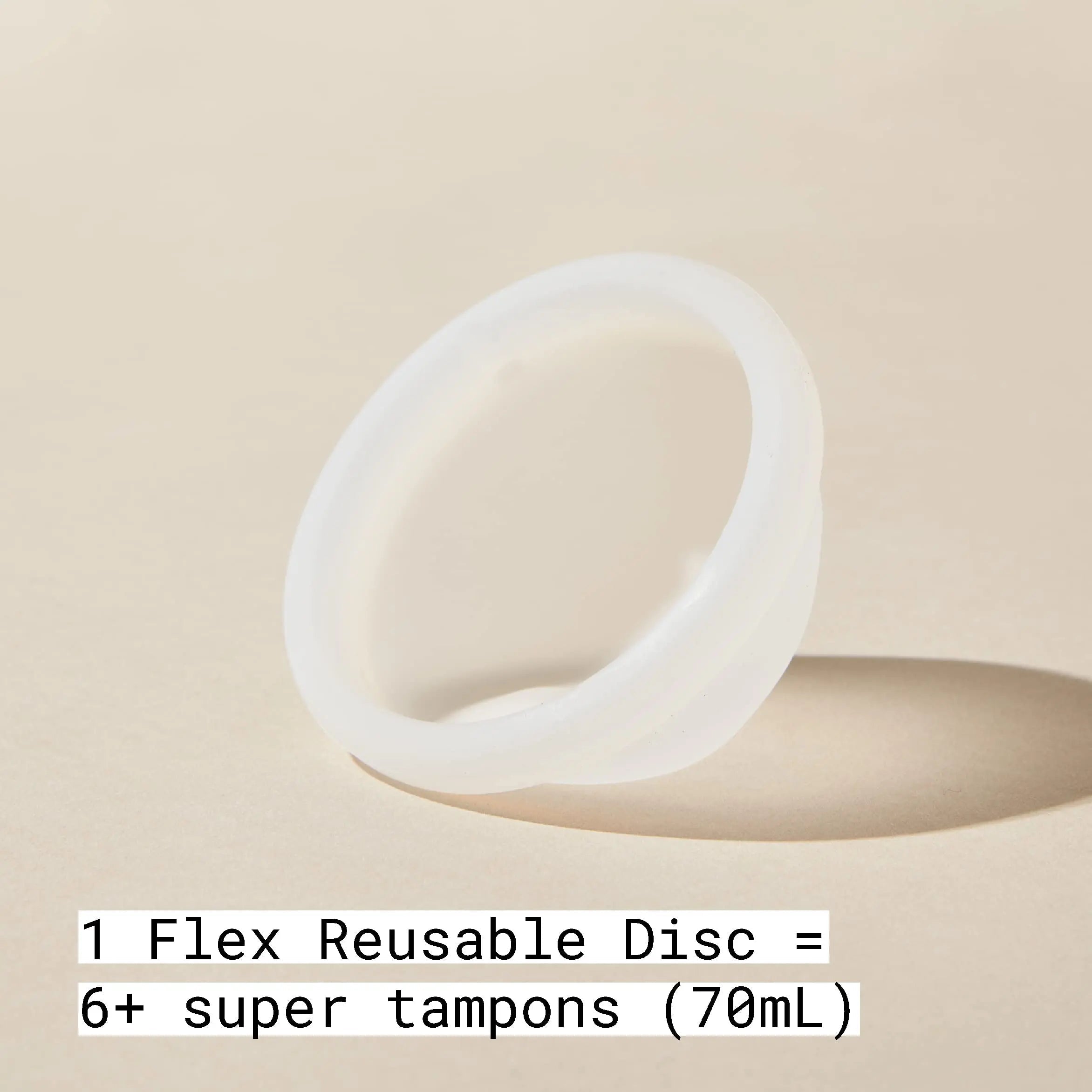 Flex Reusable Disc | Reusable Menstrual Disc | Tampon, Pad, and Cup Alternative | Capacity of 6 Super FLEX Au supplements
