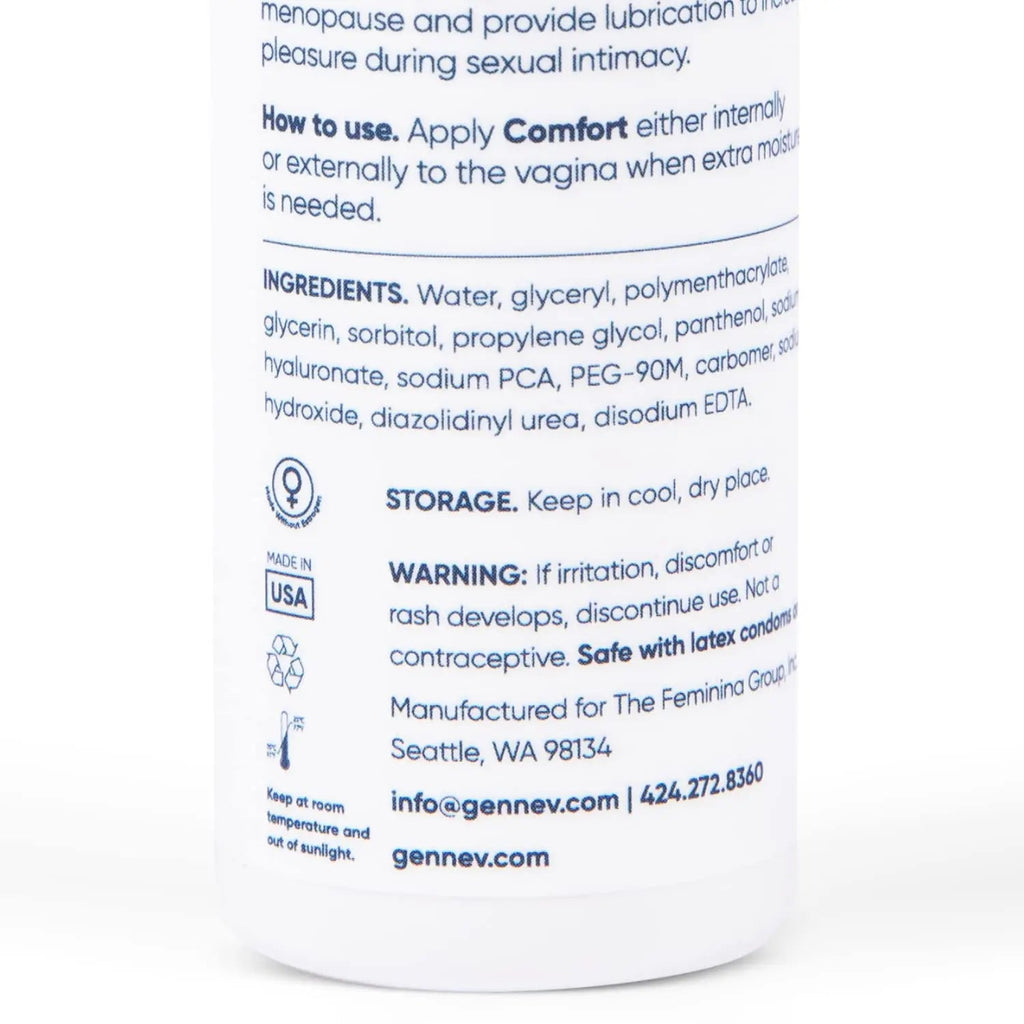 Gennev Intimate Water-Based Lubricant for Women - 2-in-1 Menopause Lubricant and Feminine genneve Au supplements