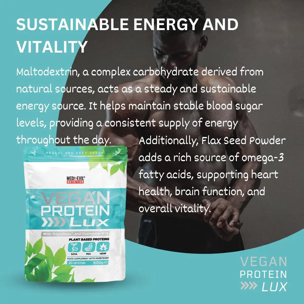 Medi-Evil Nutrition Vegan Protein Powder, Natural Ingredients, Gluten Free and Vegetarian Medi-Evil Au supplements